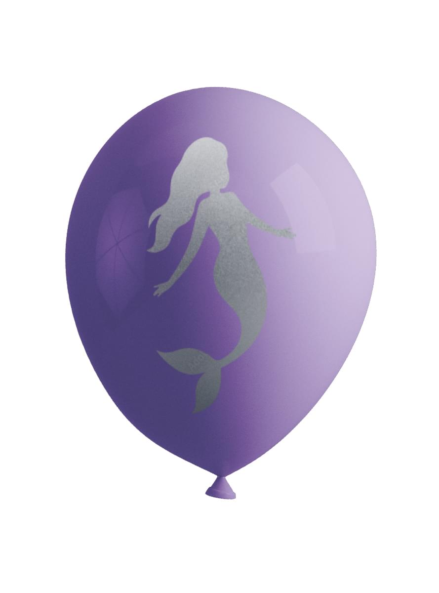 8 Mermaid Balloons - Beautiful Mermaid