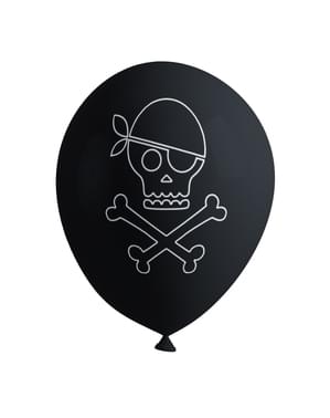 8 Piraten Luftballons - Pirates Party