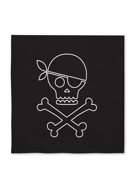 16 serviettes pirates (33x33cm) - Pirates Party