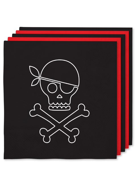16 servilletas de piratas (33x33cm) - Pirates Party