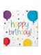 Serwetki urodzinowe (33x33cm) x16 - Happy Birthday
