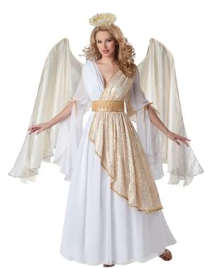 Fato de anjo celestial para mulher