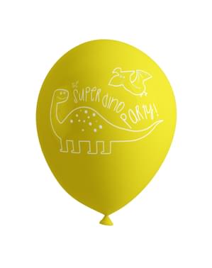 8 Dinosaurier Luftballons - Dinosaurs Party