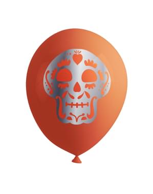 8 ballons Catrina fête des morts - Day of the Dead