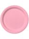 8 assiettes rose clair (23cm) - Gamme couleur unie