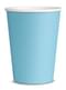 8 Light Blue Cups - Plain Colours