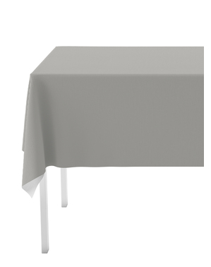 1 Silver Table Cover - Plain Colours