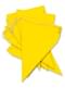 1 Banner with Yellow Flags - Plain Colours