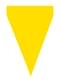1 Banner with Yellow Flags - Plain Colours