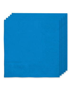 16 obrúskov v námorníckej modrej (33x33cm) - Jednofarebné