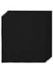 16 Black Napkins (33x33cm) - Plain Colours