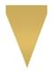 1 Banner with Gold Flags - Plain Colours