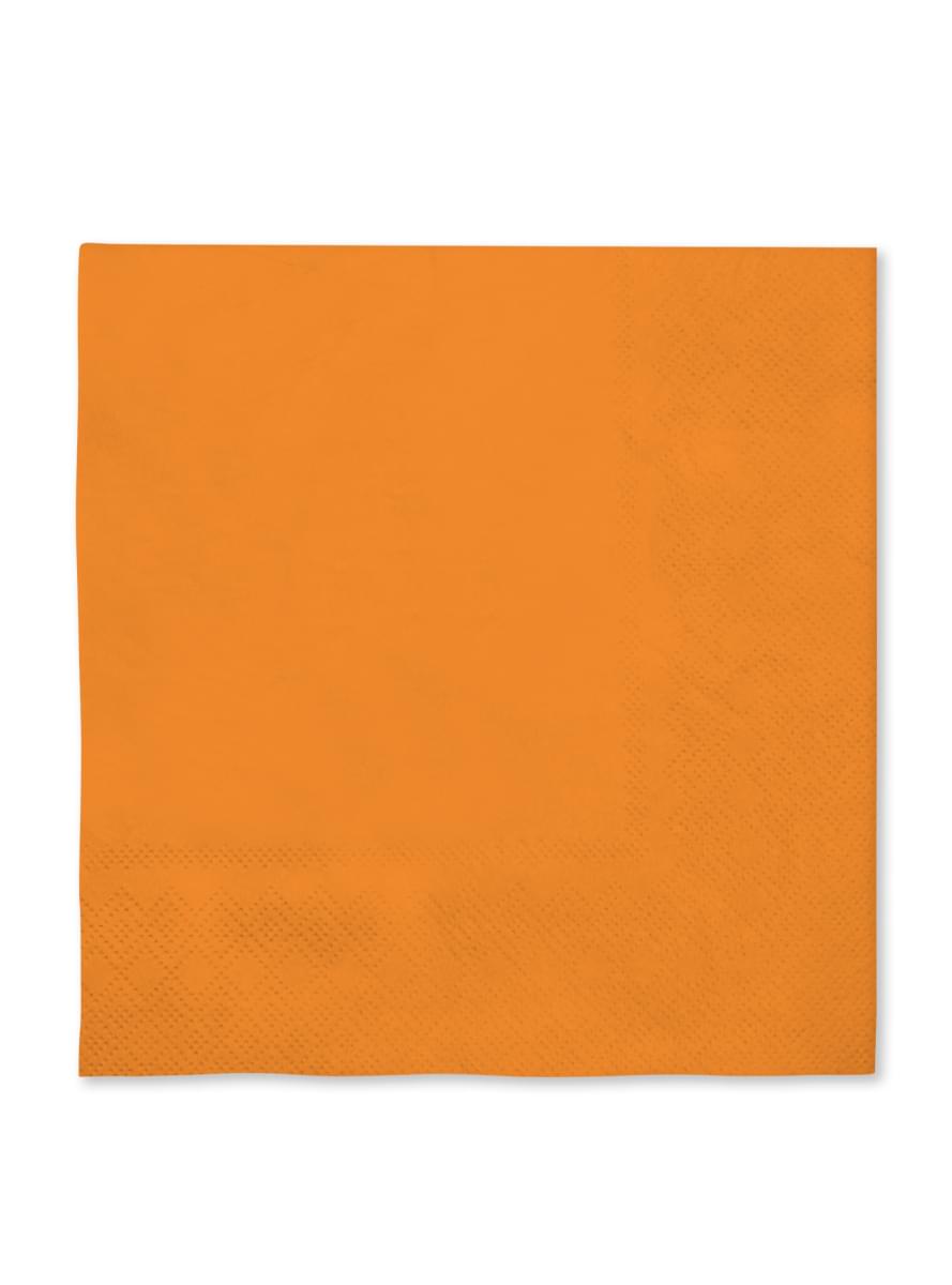 16naranžastih salveta (33x33cm) - Jednobojne boje