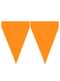1 Banner with Orange Flags - Plain Colours