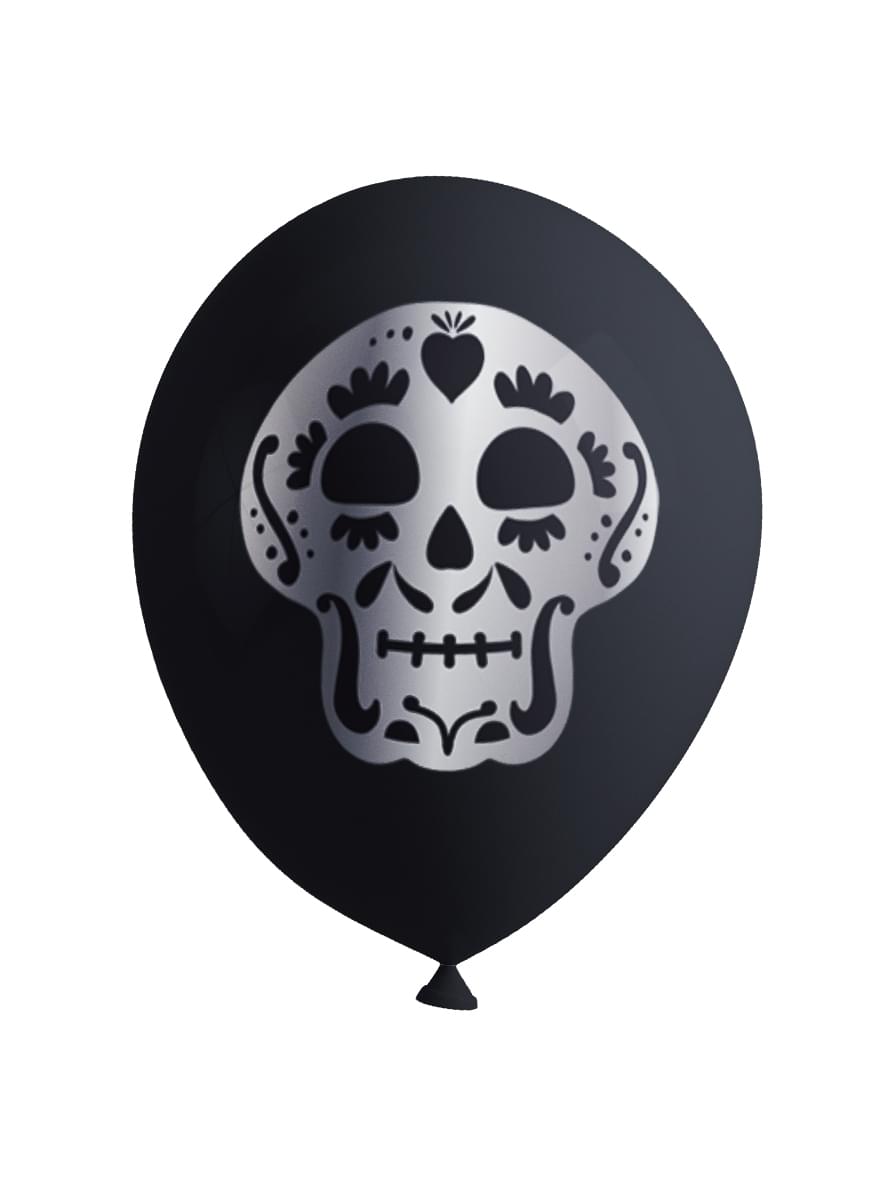 8 globos de Catrina día de los muertos - Day of the Dead
