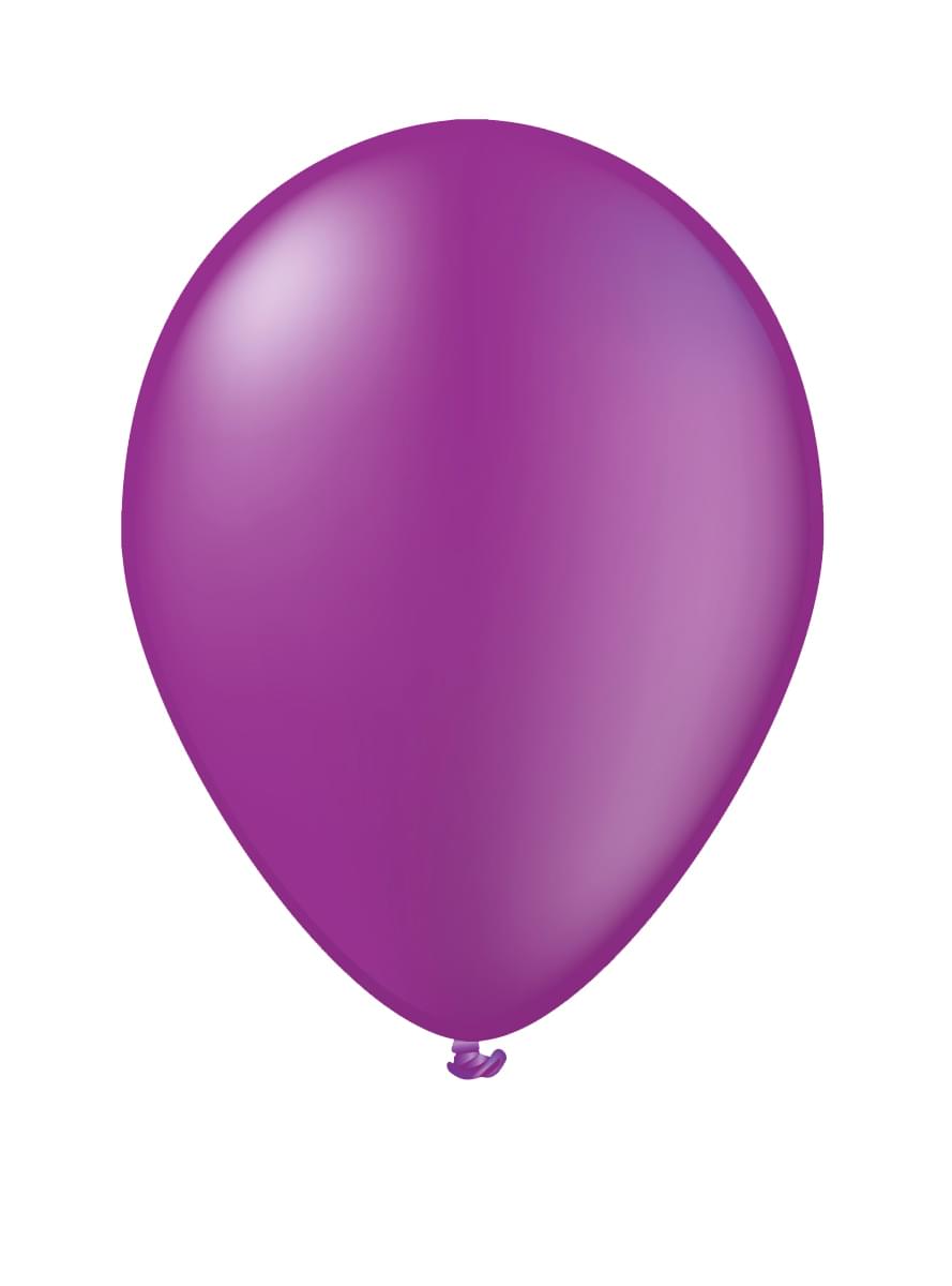 10 ljubičastih balona - običnih boja