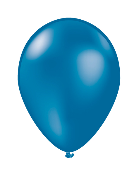 10 ballons bleu marine - Gamme couleur unie