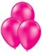 10 Fuchsia Balloons - Plain Colours