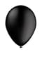 10 ballons noirs - Gamme couleur unie