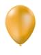 10 ballonger guldfärgade - Slätstrukna färger