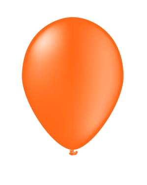10 Oransje Ballonger - Standard farger