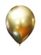 10 ballons dorés métallisés - Gamme couleur unie