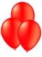 10 ballons rouges - Gamme couleur unie