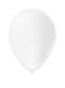 10 White Balloons - Plain Colours