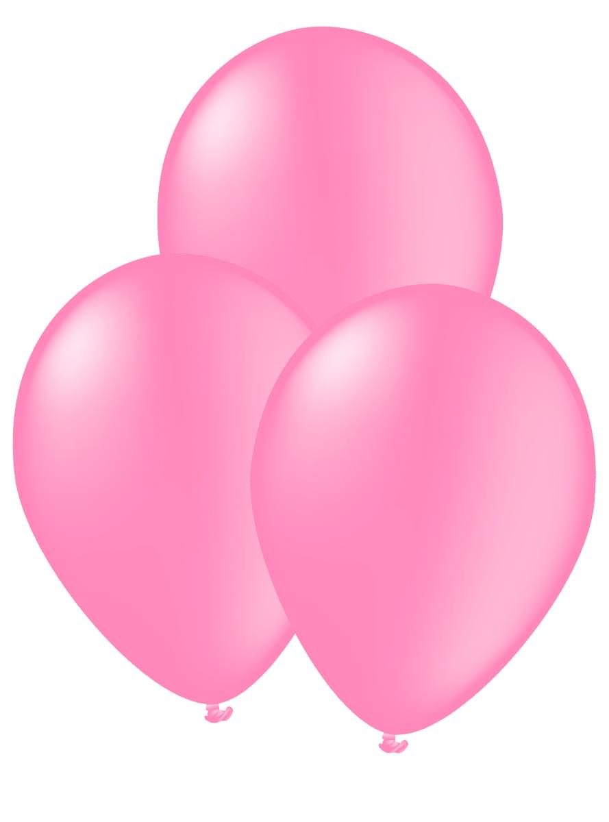 Balony jasnoróżowe x10 - Gładkie Kolory