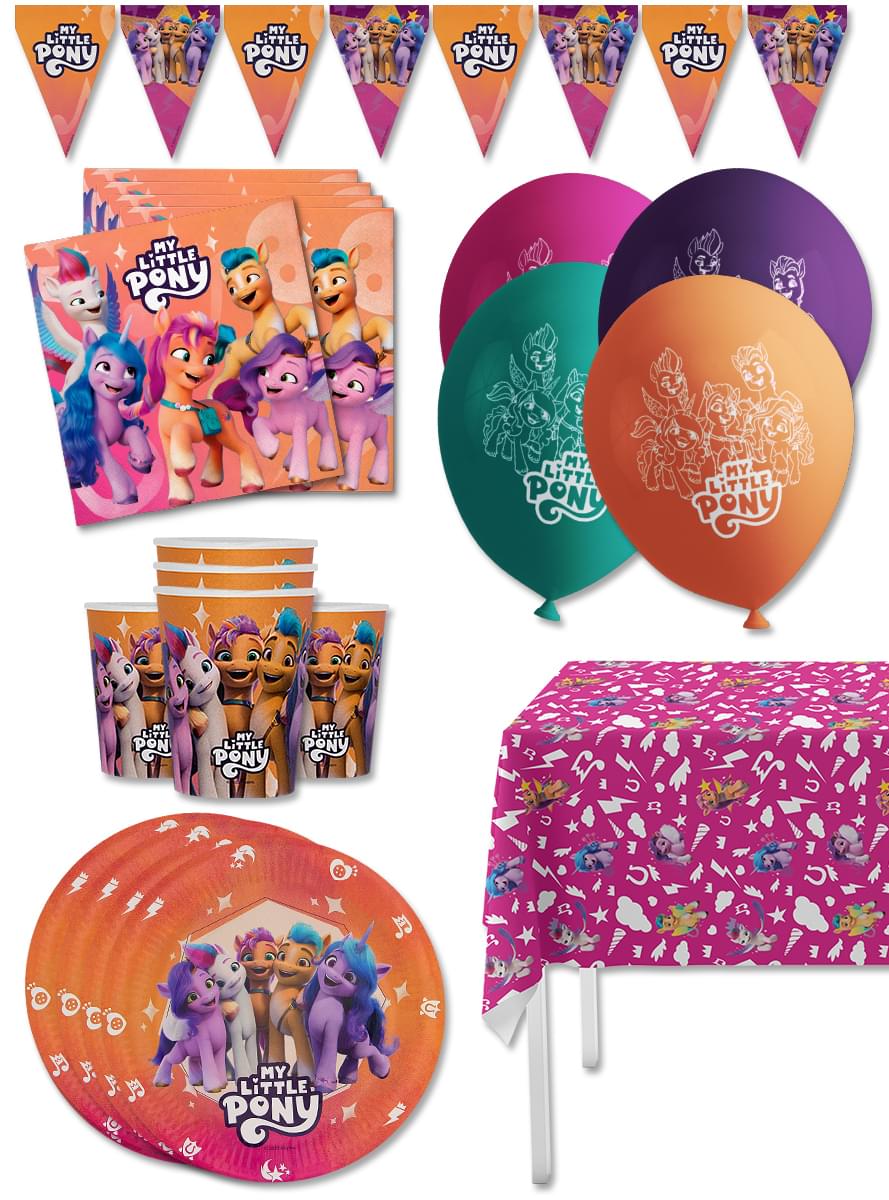 Premium My Little Pony Verjaardagsdecoratie Voor 8 Personen