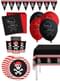 Kit decoración de fiesta de piratas Premium para 8 personas - Pirates Party