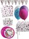Kit decoración de cumpleaños de unicornio Premium para 8 personas - Lovely Unicorn