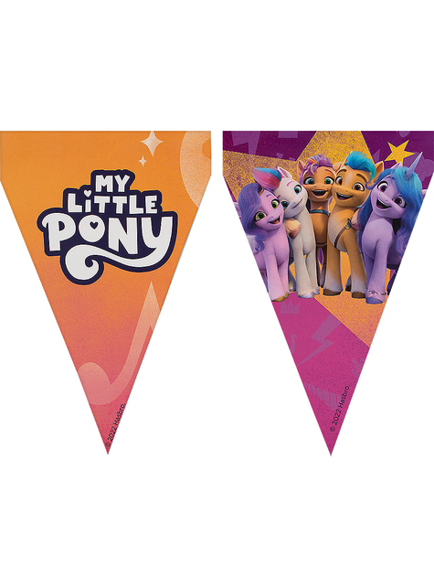 Kit decoración de cumpleaños My Little Pony Premium para 8 personas