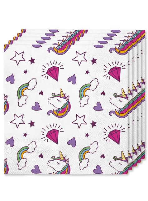 Einhorn Geburtstagsdeko Kit für 8 Personen - Lovely Unicorn