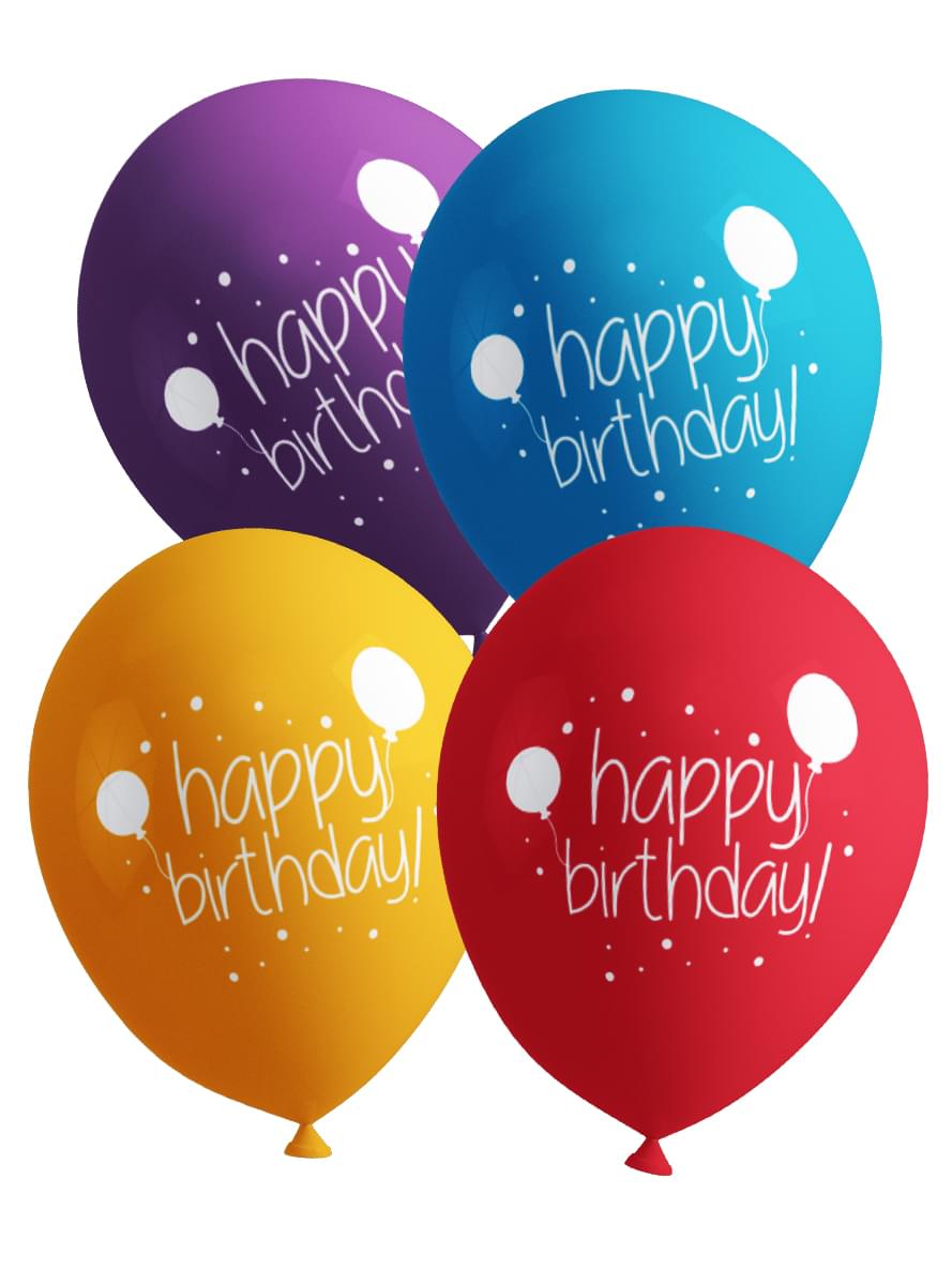 Kit decoração de aniversário Premium para 8 pessoas - Happy Birthday