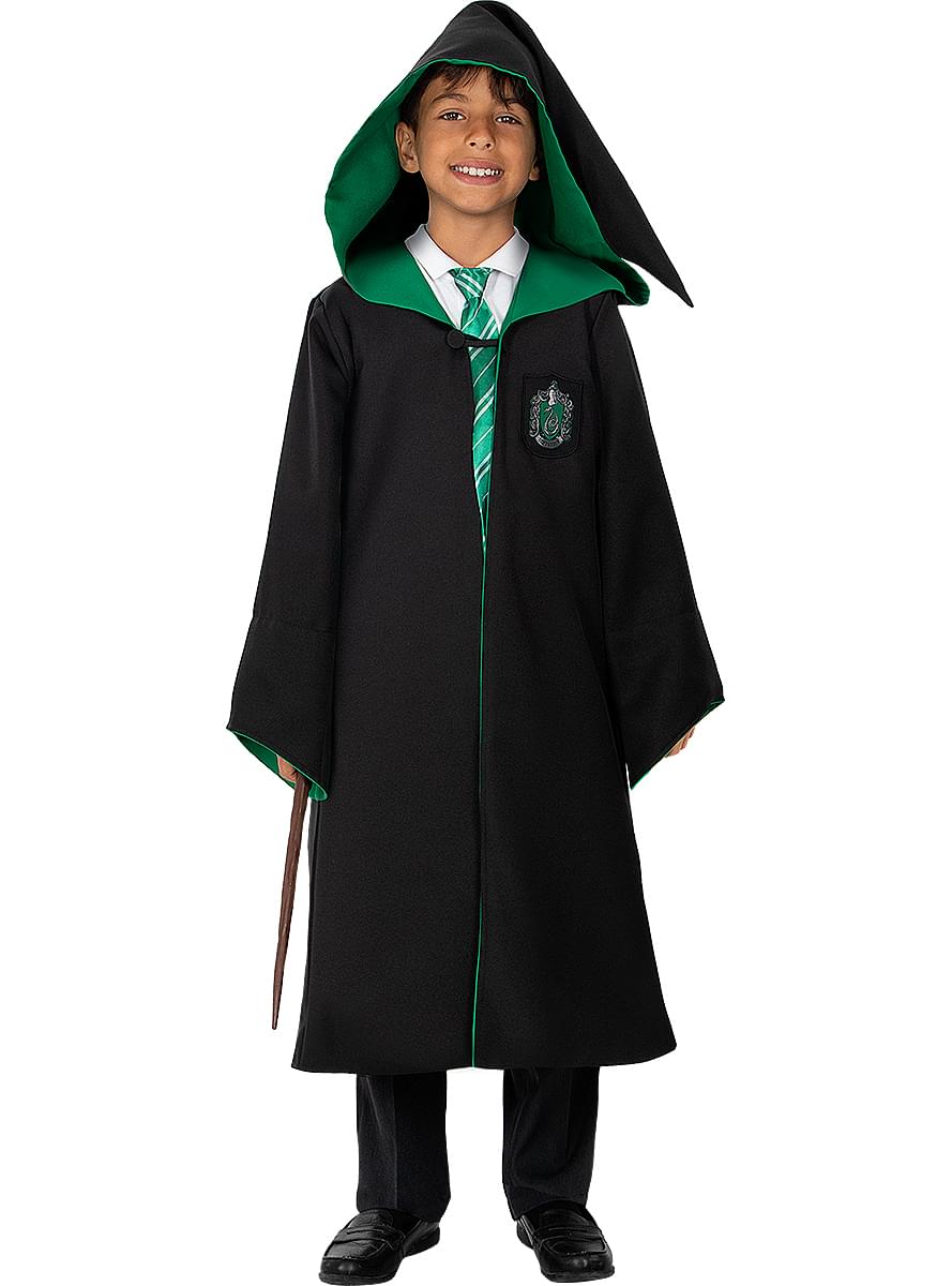 Gravata Slytherin Harry Potter para meninos