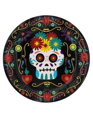 Catrina Day of the Dead Set dekoracija za zabavu za 8 osoba - Dan mrtvih