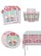 Kit decoración de cumpleaños de unicornio para 8 personas - Unicorn Flowers
