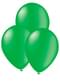 10 Green Balloons - Plain Colours