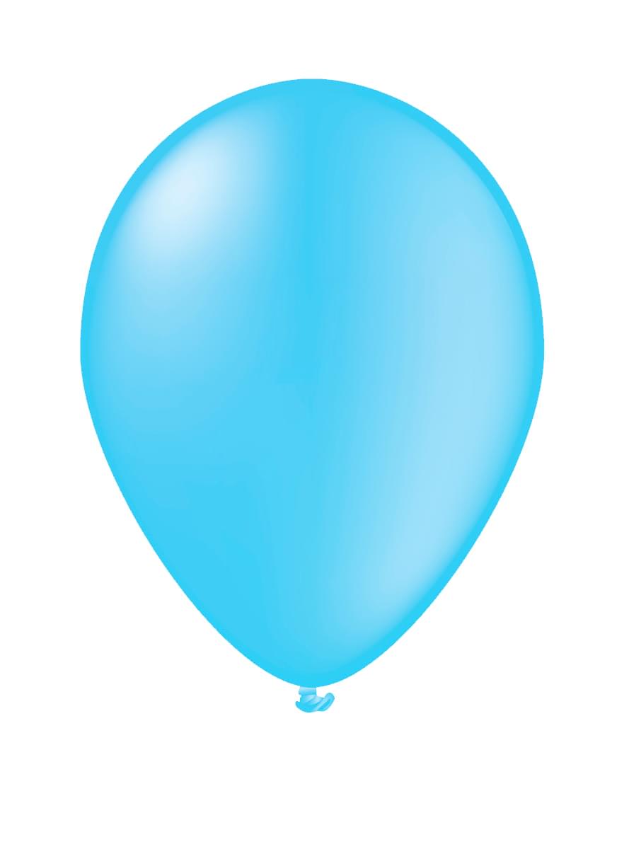 10 ballonger flerfärgade - Slätstrukna färger 