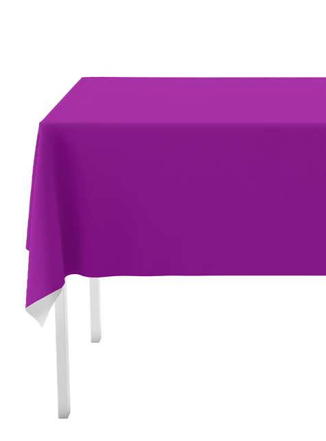 Purple Party Decoration Kit for 8 People - Plain Colours