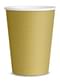 Kit decoración de fiesta color dorado Premium para 8 personas - Colores lisos
