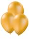 Premium Gouden Feestdecoratiepakket Voor 8 Personen - Effen Kleuren