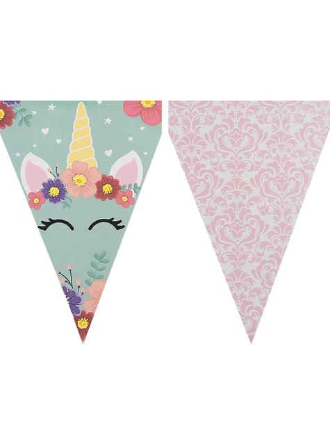Einhorn Geburtstagsdeko Kit Premium für 8 Personen - Unicorn Flowers