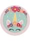 Kit decoración de cumpleaños de unicornio Premium para 8 personas - Unicorn Flowers
