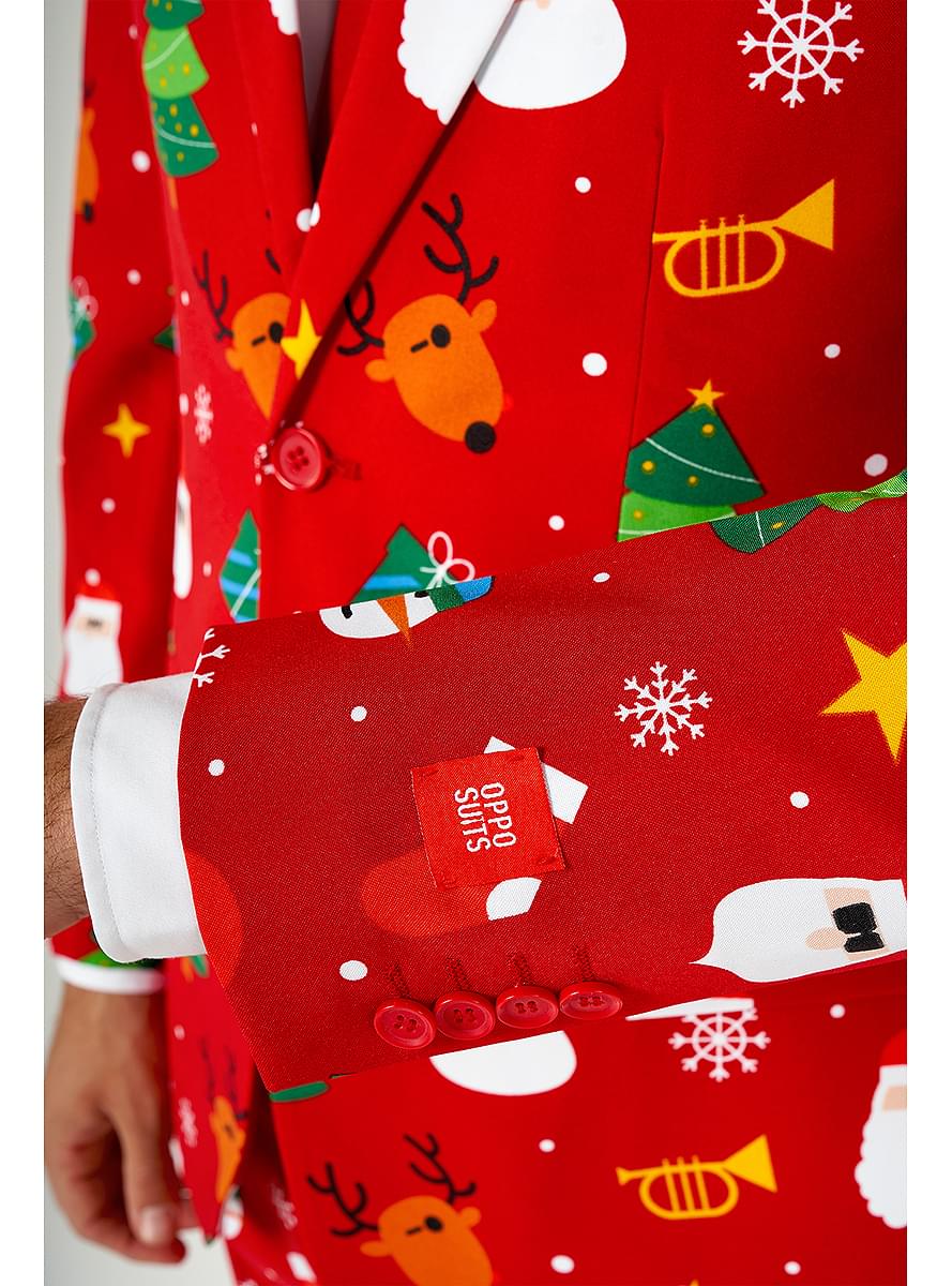 Χριστουγεννιάτικο Κοστούμι “Festivity Red” - OppoSuits