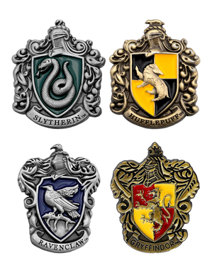 4 darab Harry Potter Házak Kitűző