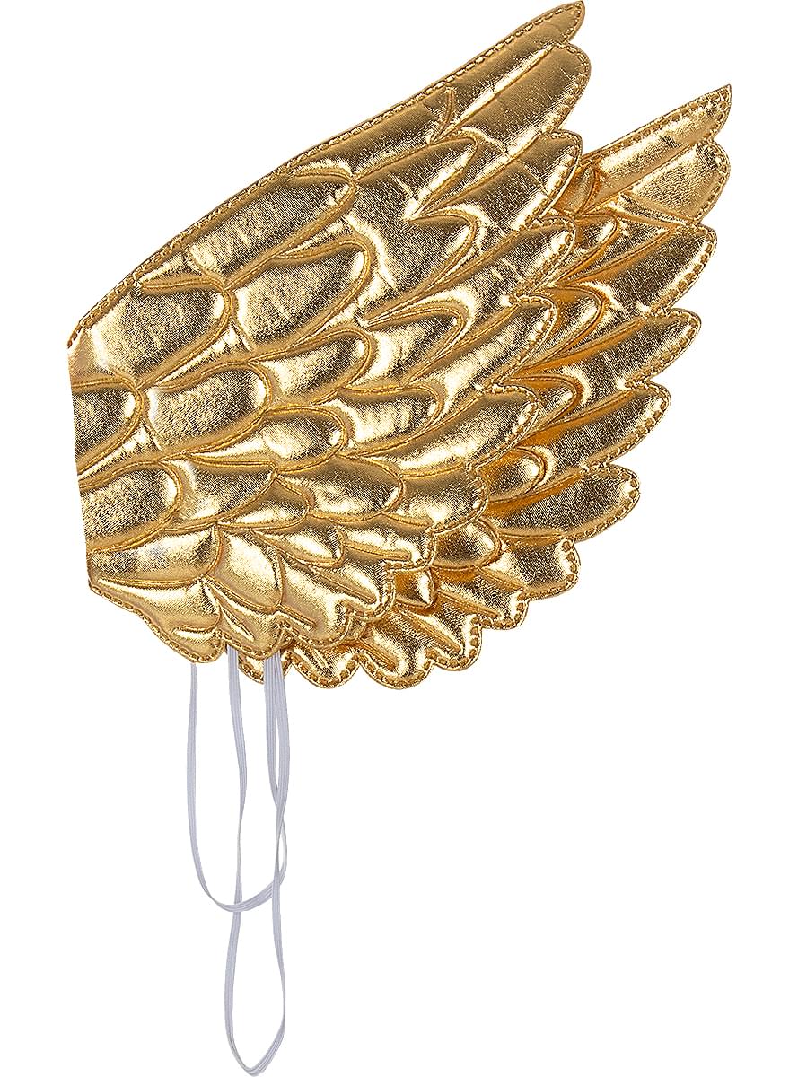 Costume D'ange 3 Pièces - Ailes En Plumes, Auréole Et Baguette Magique, Pour Halloween, Carnaval, Cosplay