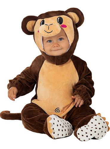 Disfraz de mono bebé 6-12 meses