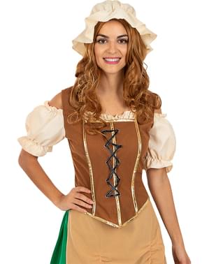 Costum de cârciumăreasă medievală pentru femei dimensiune mare